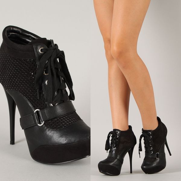 Bootie Toe Qupid Lace U-605